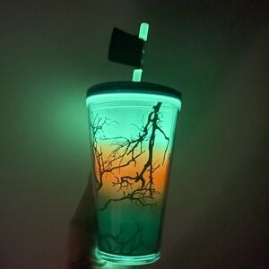 Starbucks Glow In The Dark Halloween 2022 16oz Tumbler W/Stickers
